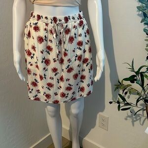 Nordstrom Floral Print Skirt